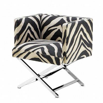 Кресло EICHHOLTZ Chair Dawson Zebra арт 110198: фото 1