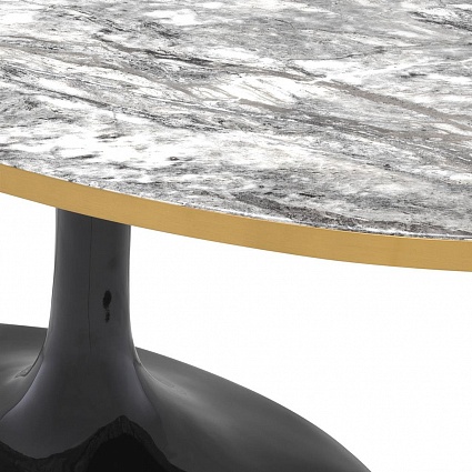 Коктейльный стол EICHHOLTZ Oval Coffee Table Parme Grey арт 112549: фото 3