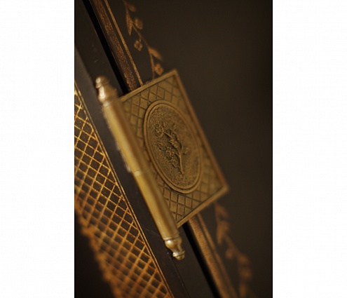 Бар Jonathan Charles Formal Black & Gold Drinks Cabinet арт 492356-FBG: фото 13