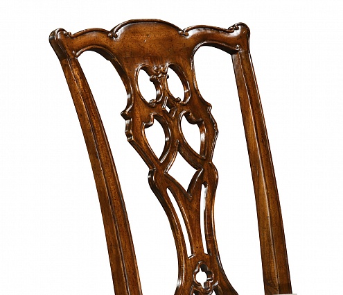 Полукресло Jonathan Charles Chippendale Style Classic Mahogany Chair арт 493330-SC-MAH-F001: фото 4