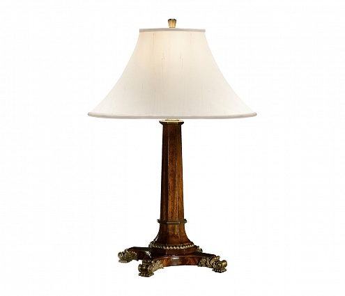 Настольная лампа Jonathan Charles Empire style mahogany Table Lamp арт 494965-MAH: фото 1