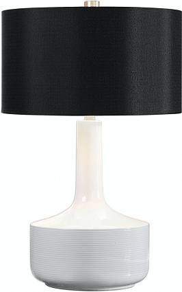 Настольная лампа UTTERMOST Drenova Modern White Table Lamp арт 27566-1: фото 1