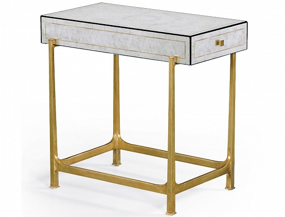Декоративный стол Jonathan Charles Eglomise & Gilded Iron Box Top Side Table арт 494256-G-GES: фото 1