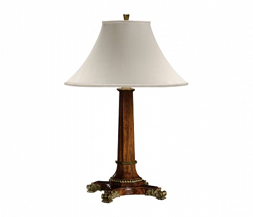 Настольная лампа Jonathan Charles Empire style mahogany Table Lamp арт 494965-MAH: фото 2