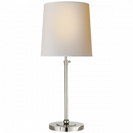 Настольная лампа Visual Comfort Bryant Large Table Lamp Polished Nickel арт TOB3260PN-NP: фото 1