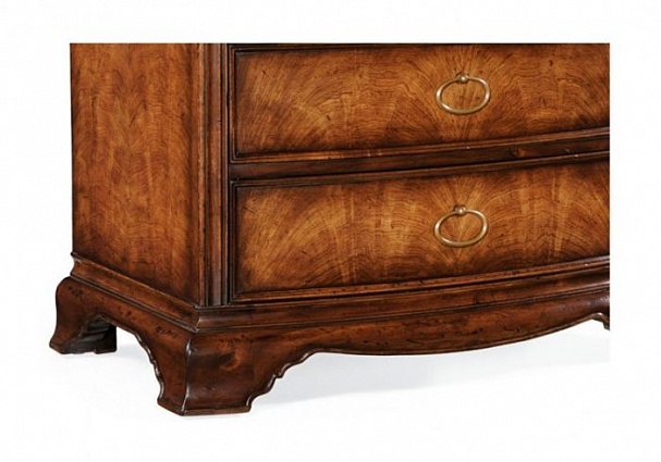 Прикроватная тумба Jonathan Charles Crotch Walnut Bedside Chest of drawers арт 493971-CWM: фото 3