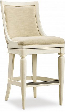 Барный стул HOOKER FURNITURE SANDCASTLE SANDCASTLE BARSTOOL арт 5900-20360-WH: фото 1