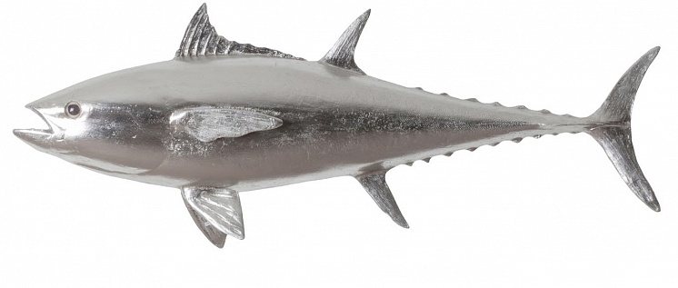 Настенный декор Phillips Collection Bluefin Tuna Wall Sculpture Silver арт PH64547: фото 1
