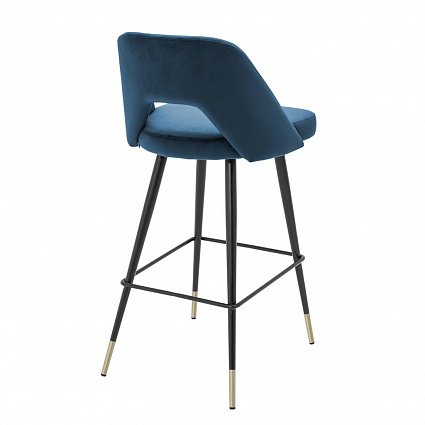 Барный стул EICHHOLTZ Bar Stool Avorio Blue арт 112056: фото 2