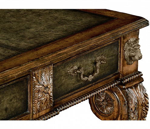 Письменный стол Jonathan Charles Italian lions paw desk арт 492173-WAL: фото 4