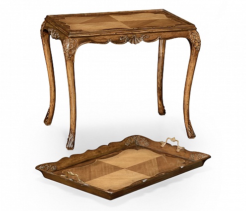 Декоративный стол Jonathan Charles Carved Satinwood Tray Table арт 492447-SAM: фото 2