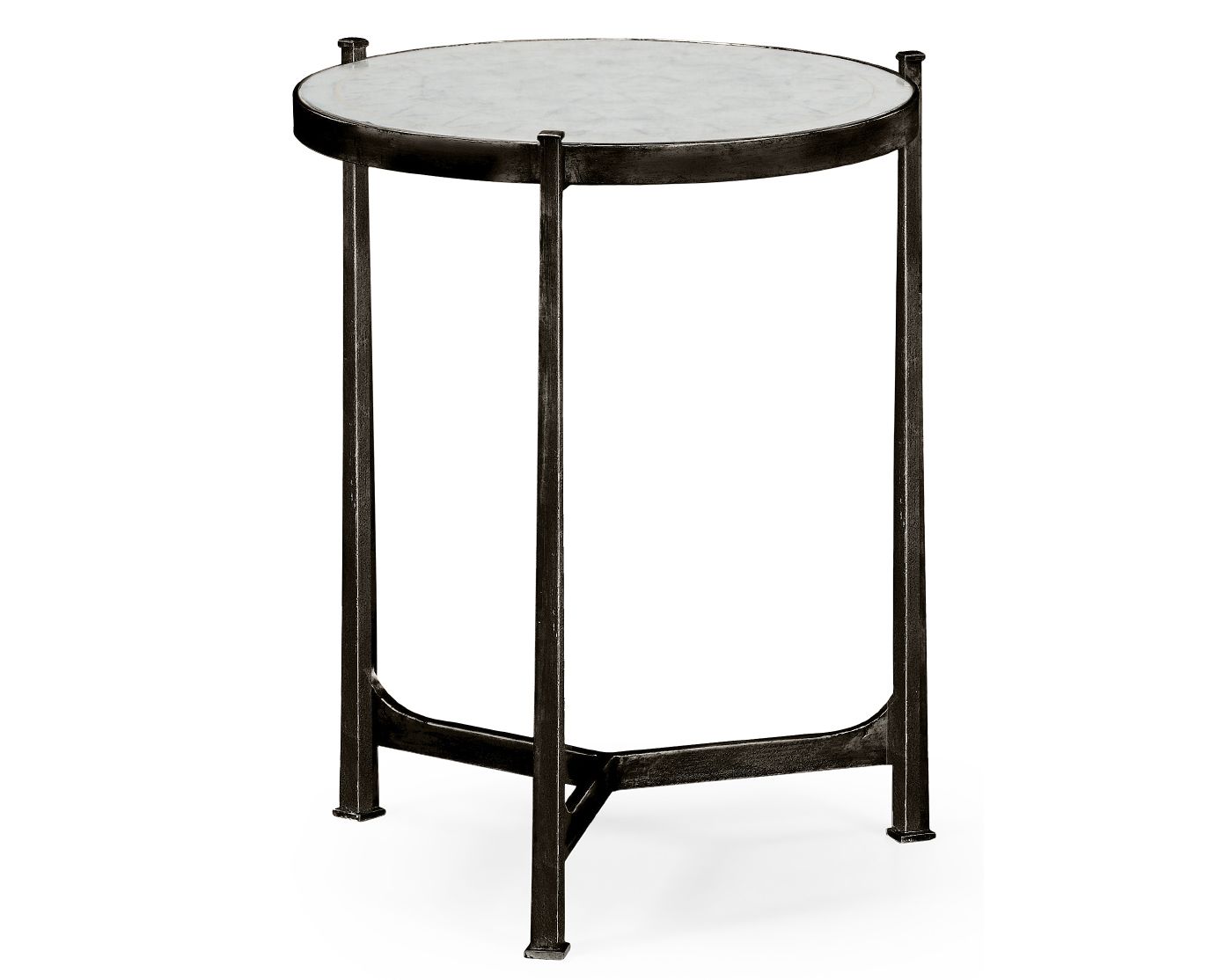 Декоративный стол Jonathan Charles 494080-B-GES Eglomise & Bronze Medium Iron  Lamp Table — купить в Москве