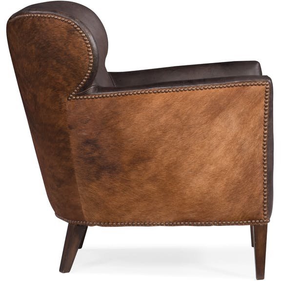 hooker leather club chair