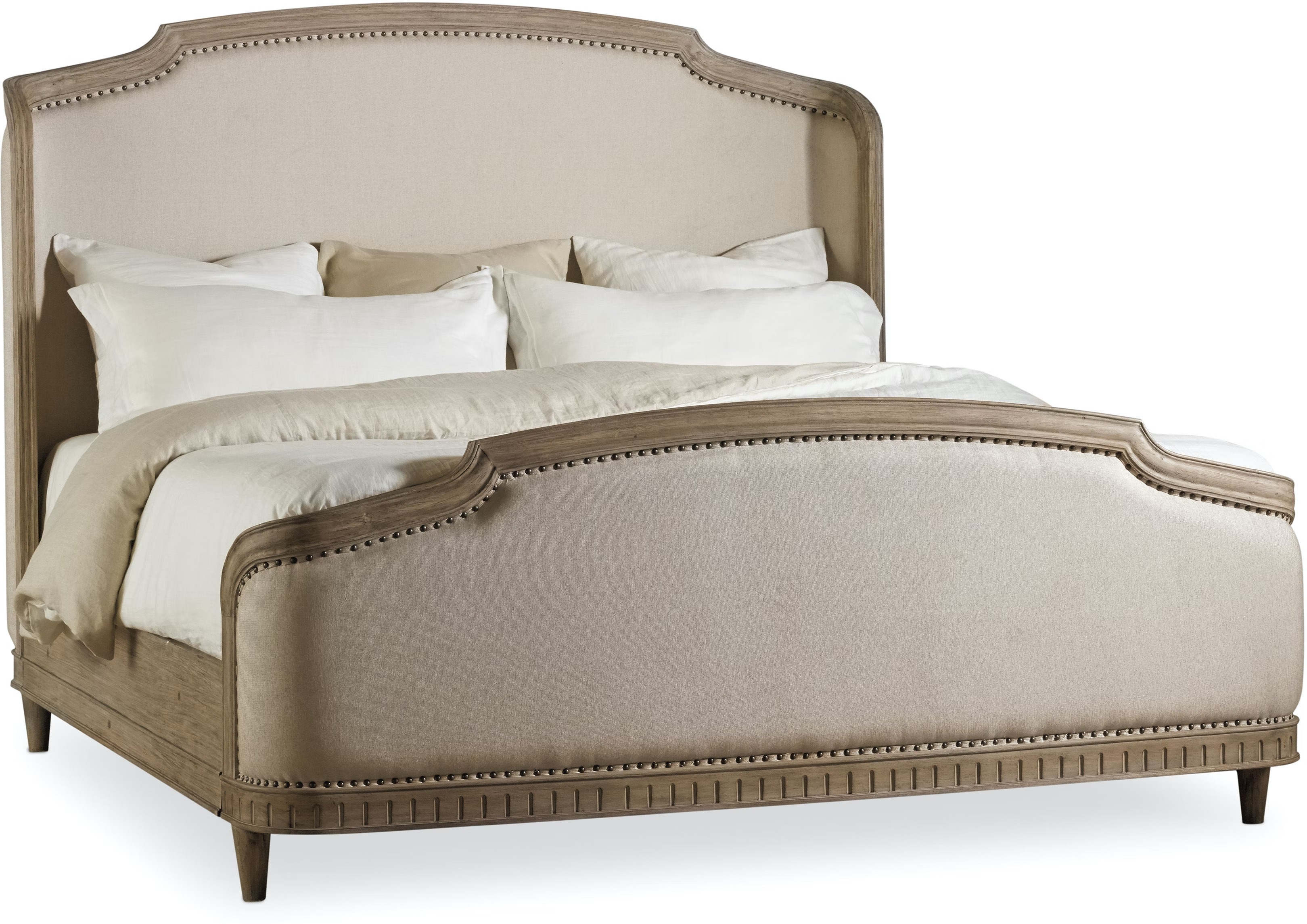 Hooker Furniture Bedroom Corsica Queen Upholstery Shelter Bed