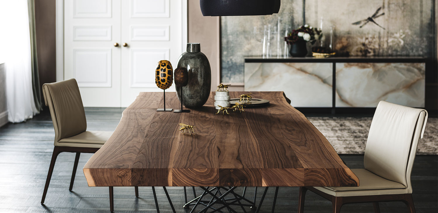 деревянный кухонный стол лофт