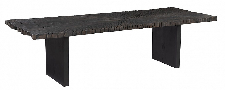 Обеденный стол Phillips Collection Chainsaw Dining Table Burnt Black арт TH103685: фото 1