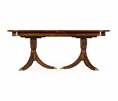 Обеденный стол Jonathan Charles Regency Crotch Single Leaf Extending Dining Table арт 492266-75L-MAH: фото 5