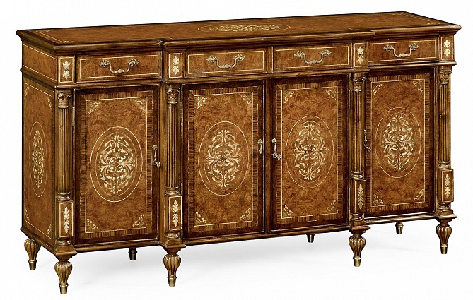 Буфет Jonathan Charles Burl and Mother of Pearl Inlaid Sideboard арт 499416-BRW-MOP: фото 1