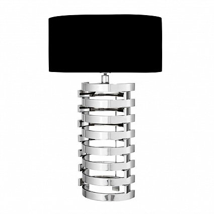 Настольная лампа EICHHOLTZ Table Lamp Boxter L Silver арт 109811: фото 1