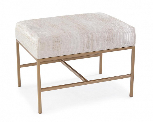 Оттоманка John-Richard Fontanne Gold Upholstered Ottoman арт AMF-1604-2159-AS: фото 1