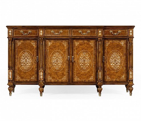 Буфет Jonathan Charles Burl and Mother of Pearl Inlaid Sideboard арт 499416-BRW-MOP: фото 3