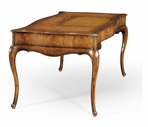 Письменный стол Jonathan Charles Serpentine walnut desk арт 494154-CWM: фото 2