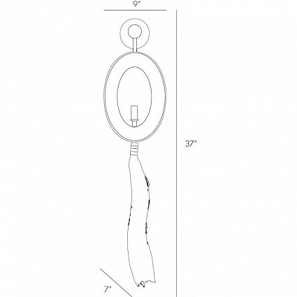 Бра ARTERIORS ARAMIS SCONCE арт DD42614: фото 4