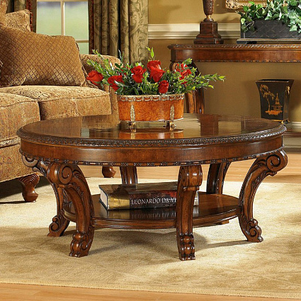 Коктейльный стол A.R.T. Furniture Old World Round Cocktaill Table арт 143302-2606: фото 2