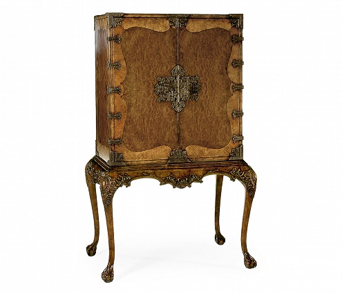 Буфет Jonathan Charles Queen Anne Walnut & Satinwood Writing Cabinet арт 492218-SAM: фото 1