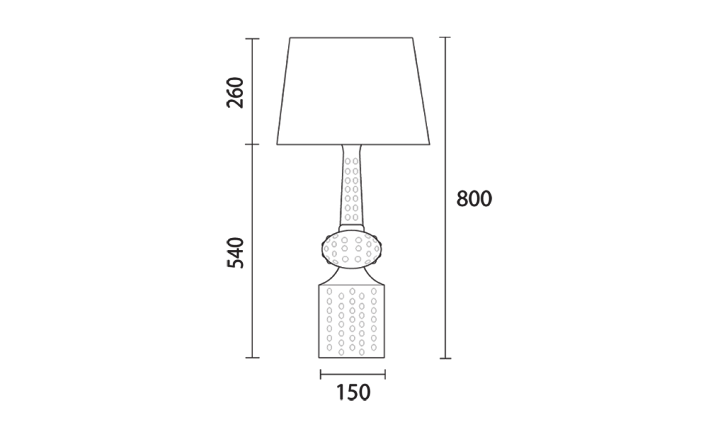Настольная лампа HEATHFIELD&Co BABYLON TURQUOISE арт TL-BABY-CHRO-TURQ: фото 3