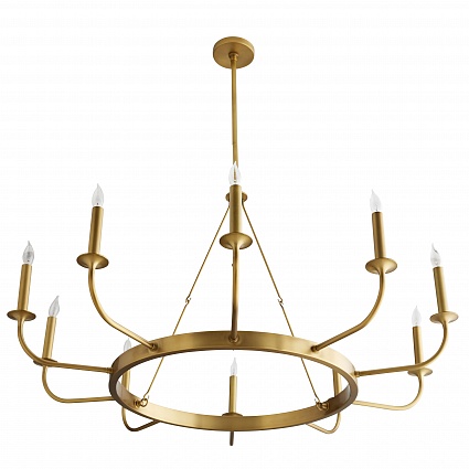 Люстра ARTERIORS BERLIN CHANDELIER ANTIQUE BRASS арт 89637: фото 3