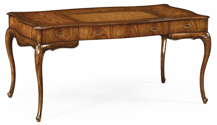 Письменный стол Jonathan Charles Serpentine walnut desk арт 494154-CWM: фото 1