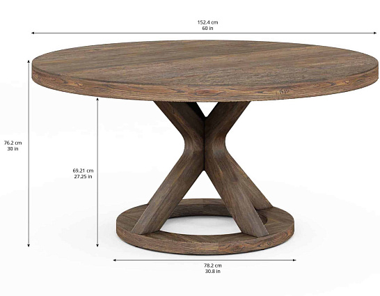 Обеденный стол A.R.T. Furniture Stockyard Round Dining Table арт 284225-23: фото 5