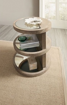 Декоративный стол HOOKER FURNITURE Affinity Round End Table арт 6050-80114-GRY: фото 4