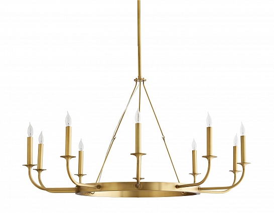 Люстра ARTERIORS BERLIN CHANDELIER ANTIQUE BRASS арт 89637: фото 1