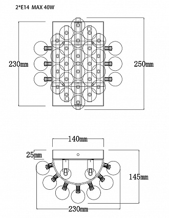 Бра Liang and Eimil ASTORIA WALL LIGHT NICKEL арт SUM-WL-0223: фото 5