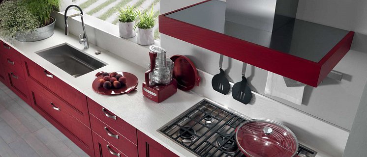 Современная кухня Treo TULAY RED арт : фото 3