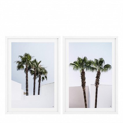 Настенный декор EICHHOLTZ Print Palm Trees set of 2 арт 112194: фото 1