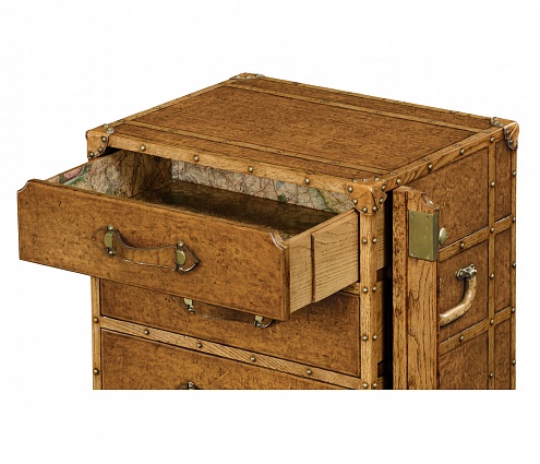 Комод Jonathan Charles Travel Trunk Style Filing Cabinet арт 494683-L002: фото 6