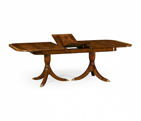 Обеденный стол Jonathan Charles Regency Crotch Single Leaf Extending Dining Table арт 492266-75L-MAH: фото 3