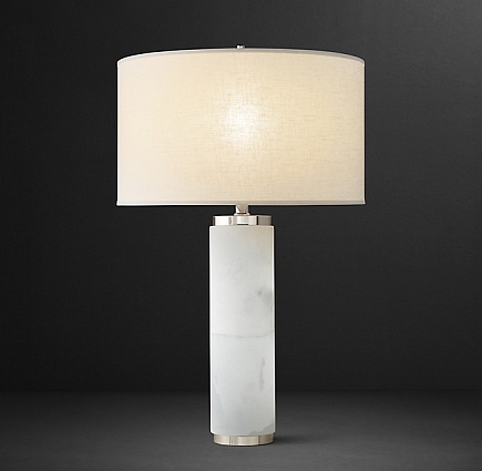 Настольная лампа Restoration Hardware CYLINDRICAL COLUMN TABLE LAMP арт 68430031: фото 8