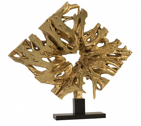 Скульптура Phillips Collection Cast Teak Root Sculpture, Gold арт PH93161: фото 1