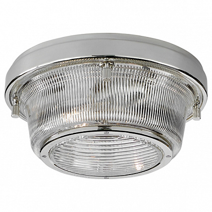 Потолочная люстра Ralph Lauren Home Grant Medium Flush Mount Polished Nickel арт RL4124PN-CG: фото 1