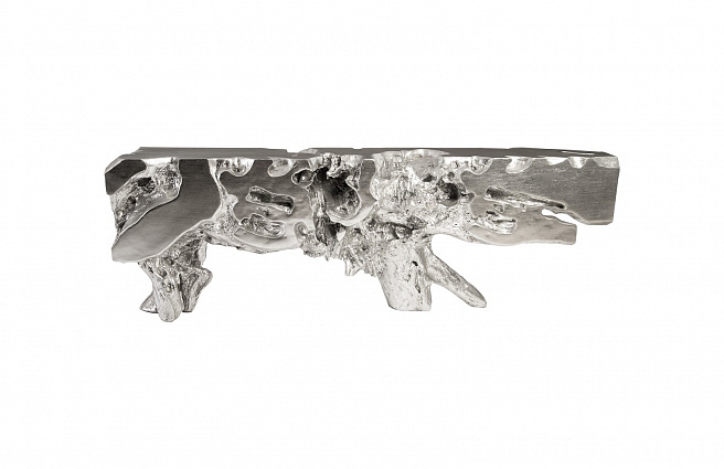 Консоль Phillips Collection Freeform Console Table Silver Leaf PH59416 арт PH59416: фото 4