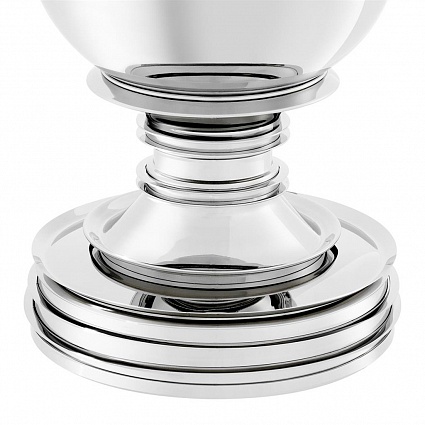 Настольная лампа EICHHOLTZ Table Lamp Silom Silver White арт 107130 : фото 4