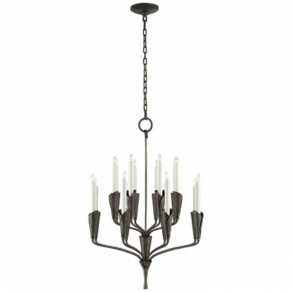 Люстра Visual Comfort Aiden Small Chandelier Aged Iron арт CHC5501AI: фото 1