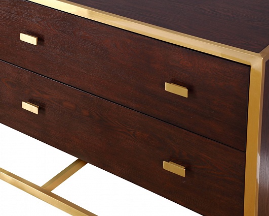 Комод Liang and Eimil HOLMAN CHEST OF DRAWERS BROWN/BRASS арт GM-CD-033: фото 4