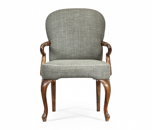 Полукресло Jonathan Charles Gunby Grey Fruitwood Dining Arm Chair арт 530010-AC-GFA: фото 3