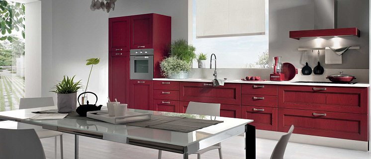 Современная кухня Treo TULAY RED арт : фото 4