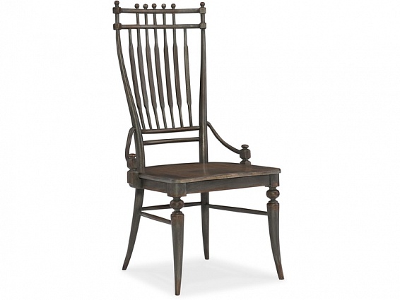 Полукресло HOOKER FURNITURE ARABELLA WINDSOR CHAIR арт 1610-75310A-GRY: фото 1